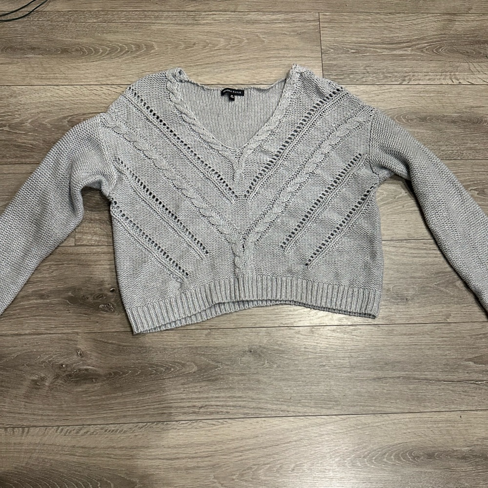 Grey chunky sweater